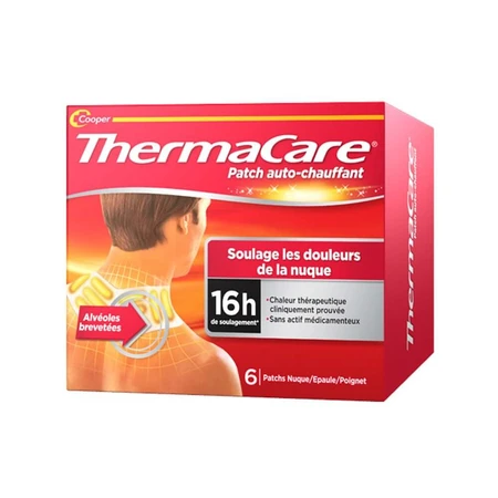 Esparadrapo autocalentable Thermacare para cuello, hombro y muñeca x6