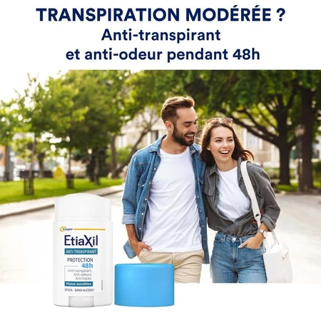 Etiaxil Aerosol Deodorant 48h protection against moderate sweating for sensitive skin 40 ml