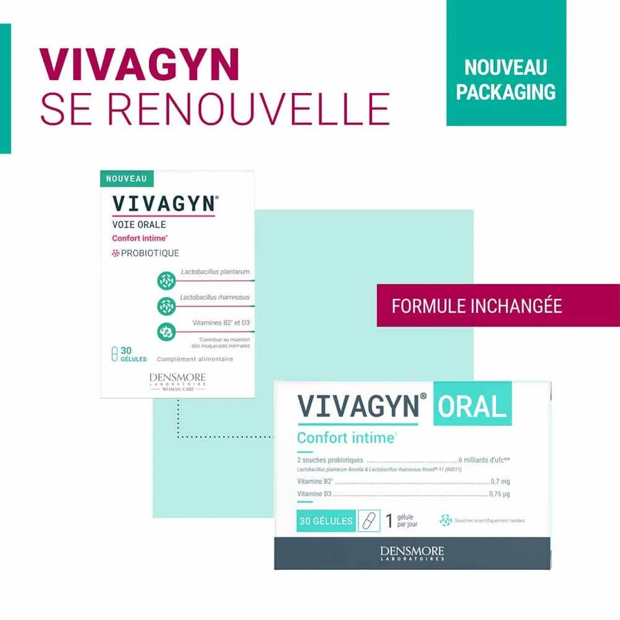 Densmore Vivagyn Confort íntimo Probiótico 30 cápsulas