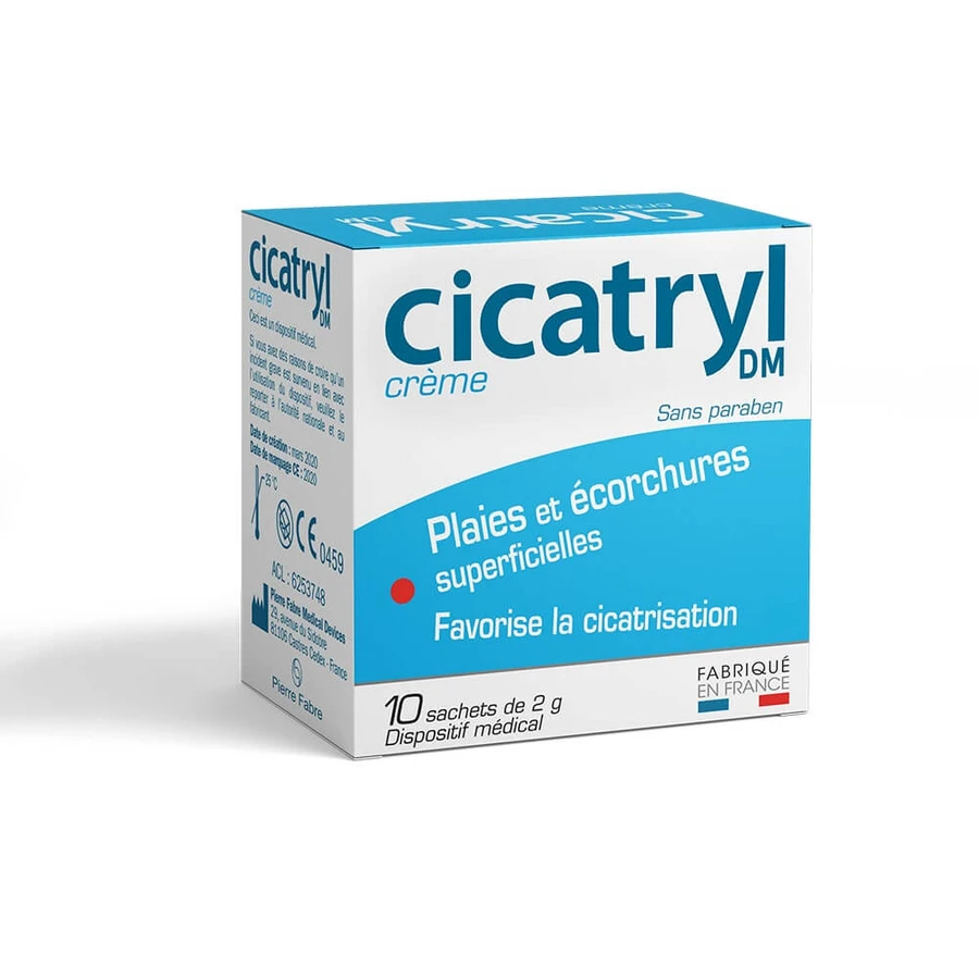 Pierre Fabre Cicatryl Crema para heridas superficiales y abrasiones 10 sobres