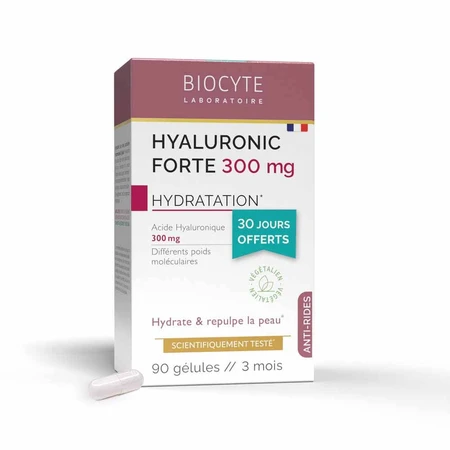 Biocyte Antirid Hyaluronic Forte 300mg Anti-îmbătrânire 3x30 capsule