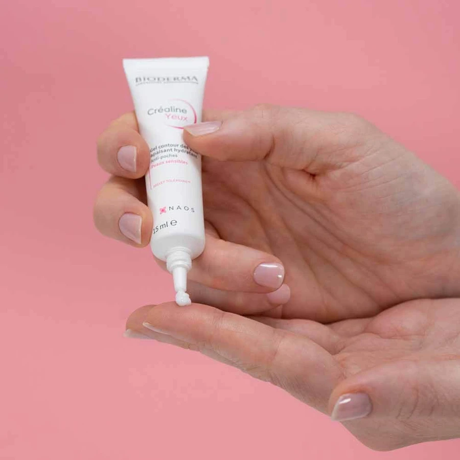Bioderma Crealine Yeux+ Tratament anti-fatiga contur ochi Piele sensibilă 15ml