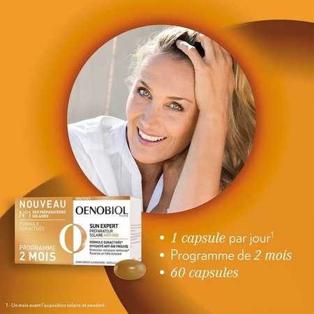 Oenobiol Sun Expert Pompă de căldură solară anti-îmbătrânire 2x30 Capsule