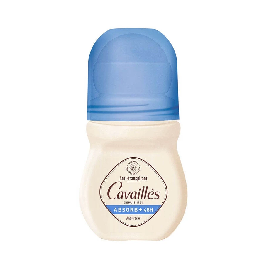Cavaillès Absorb + Deodorant Roll-On Anti Transpirant 48H 50ml
