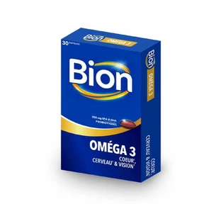 Bion3 Omega 3 Corazón Cerebro y Vista 30 cápsulas