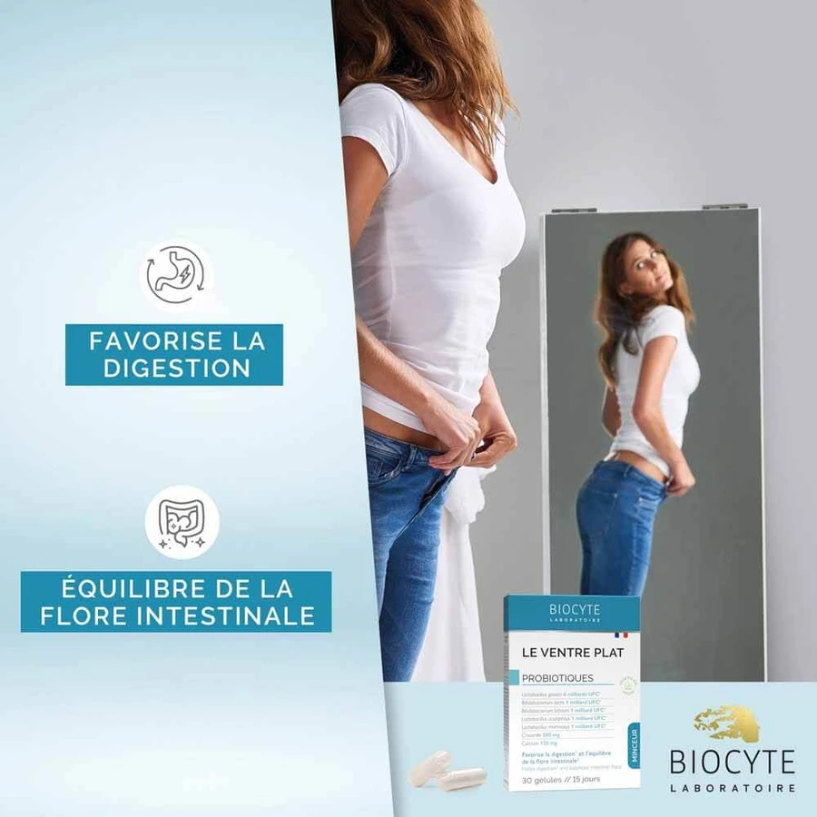 Biocyte Minceur Le Ventre Plat Probiotiques 30 Gélules