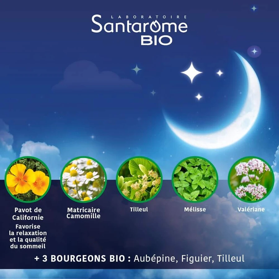 Santarome Bonne Nuit Bio Na pogodne noce 30 gommine: ceny i cechy