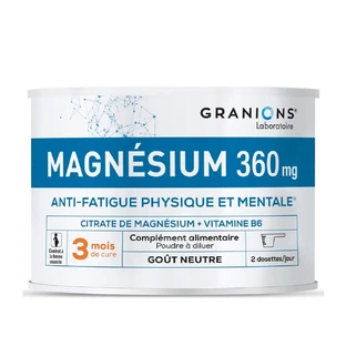 Granions Magnesio fatiga física y mental 360 mg