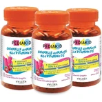 Ursuleți gumați cu vitamina D3 naturalǎ, 60 bucǎți, Pediakid