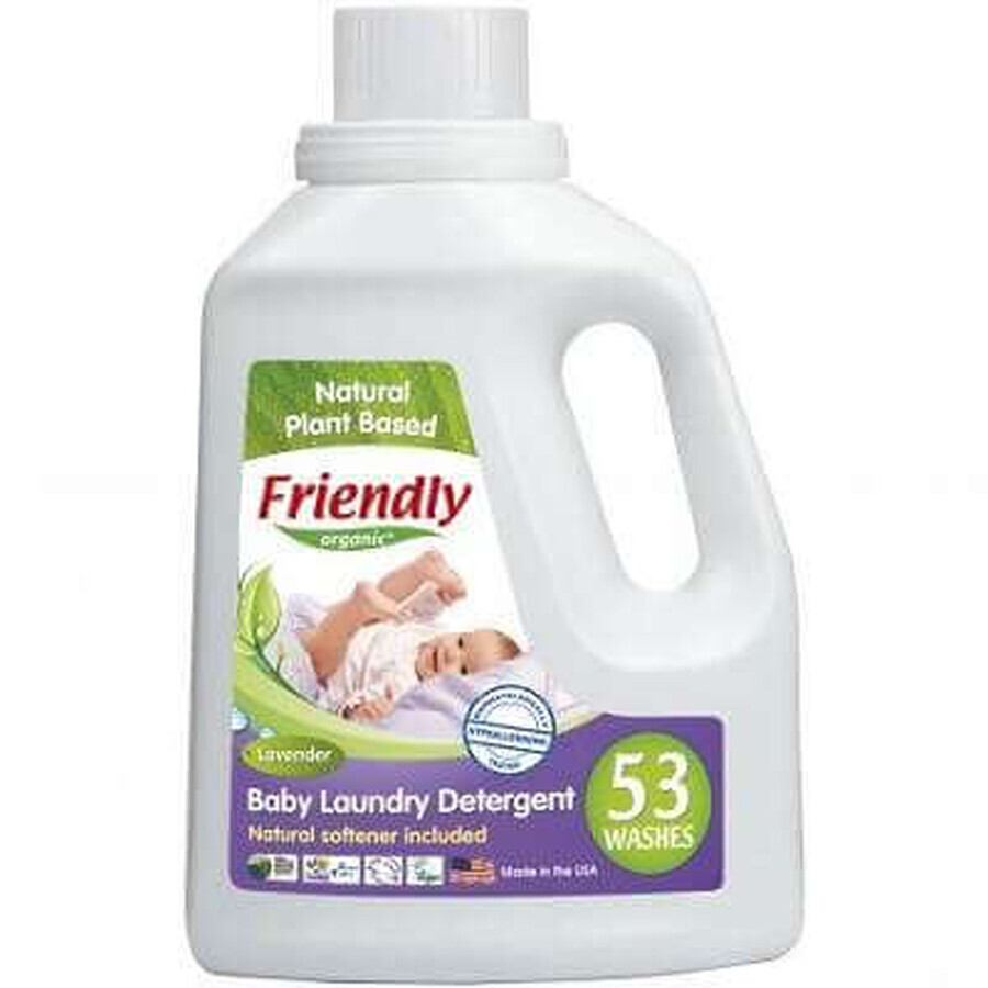 Detergente para bebés con lavanda y manzanilla, 1567 ml, Friendly Organic