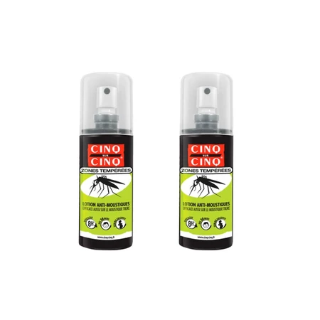 Cinq Sur Cinq Mückenabwehrspray für gemäßigte Zonen 2x100ml