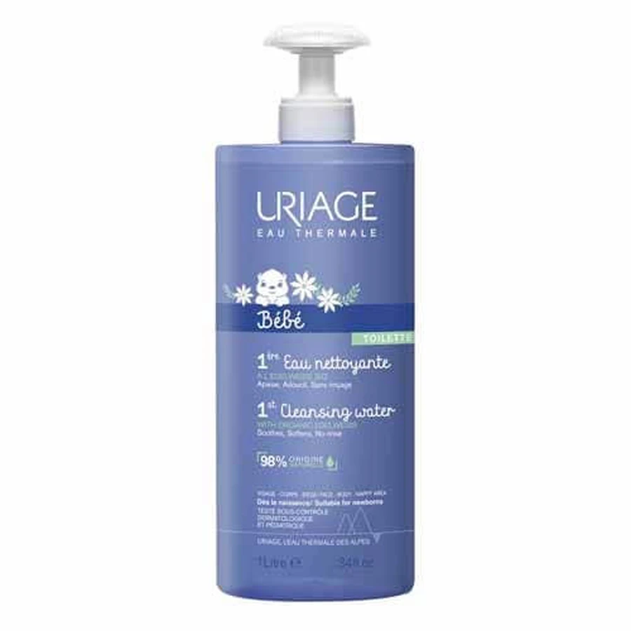 Uriage Bébé 1ere Eau Cleansing Water für Gesicht, Körper und Intimbereich - Uriage Bebe 1l