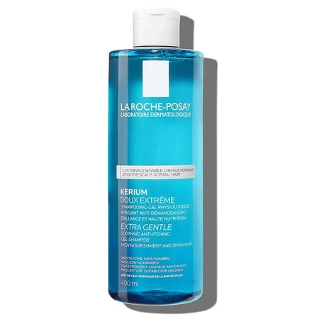 La Roche-Posay Kerium Delikatny łagodzący żel-szampon 400ml: ceny i cechy