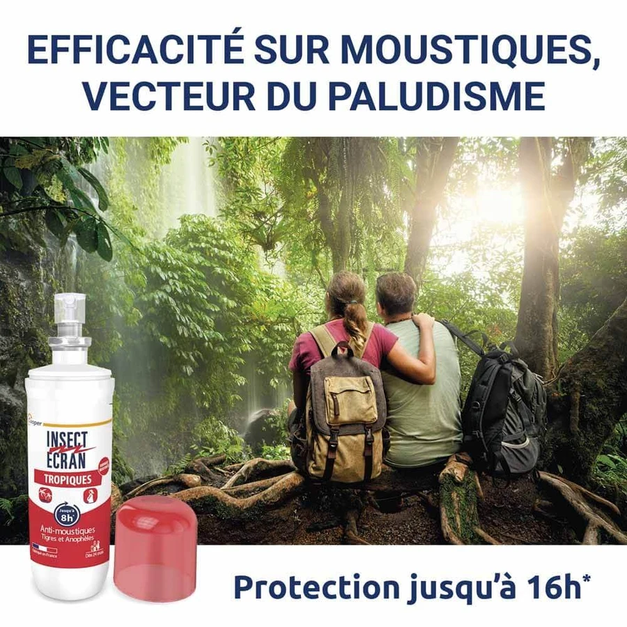 Insect Ecran Repelente Cutáneo Zonas Tropicales Adultos y Niños 2x75ml