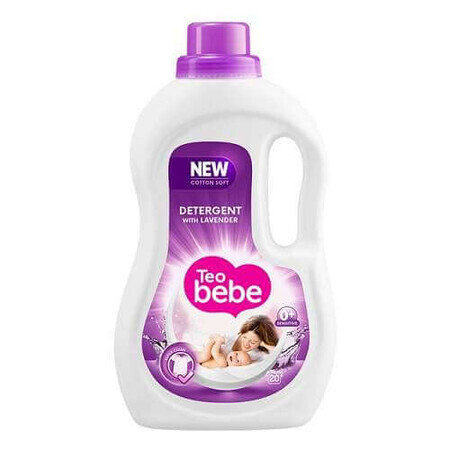 Flüssigwaschmittel Cotton Soft Lavender, 1.1L, Teo Bebe