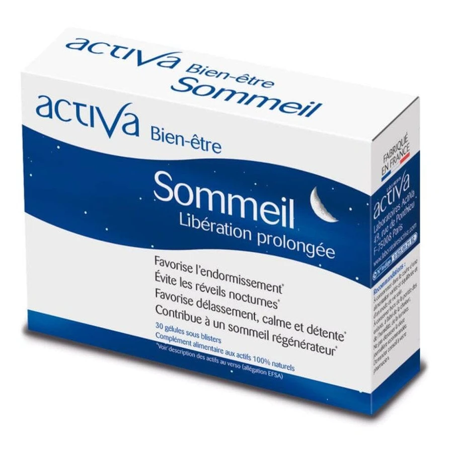 Activa Wellness Friedlicher Schlaf 30 Kapseln mit langer Wirkstofffreisetzung