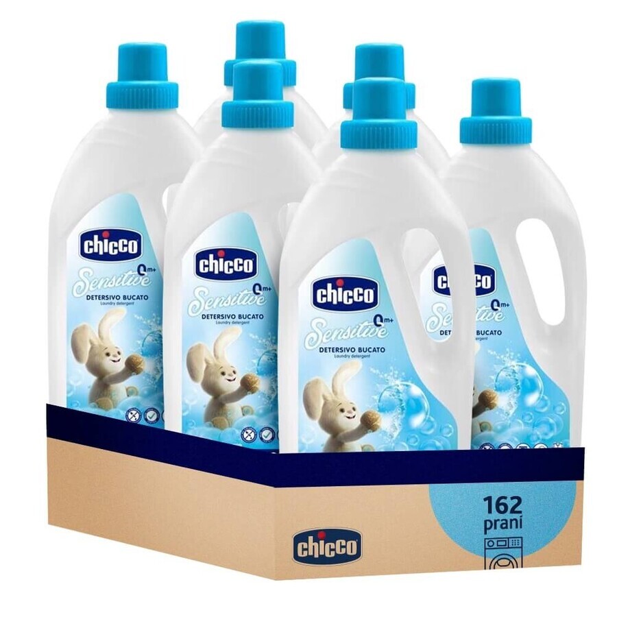 Detergente líquido hipoalergénico, +0 meses, 1,5 L, Chicco