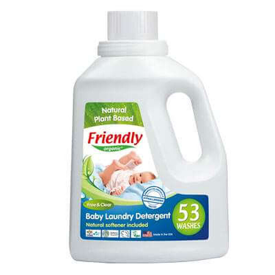 Detergente líquido ecológico inodoro, 1.567 ml, Friendly Organic