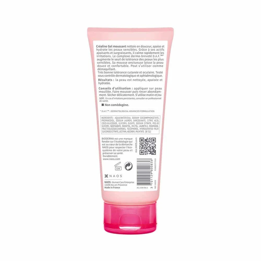 Bioderma Crealine Detergent micelar calmant Piele sensibilă Peaux sensibles 100ml