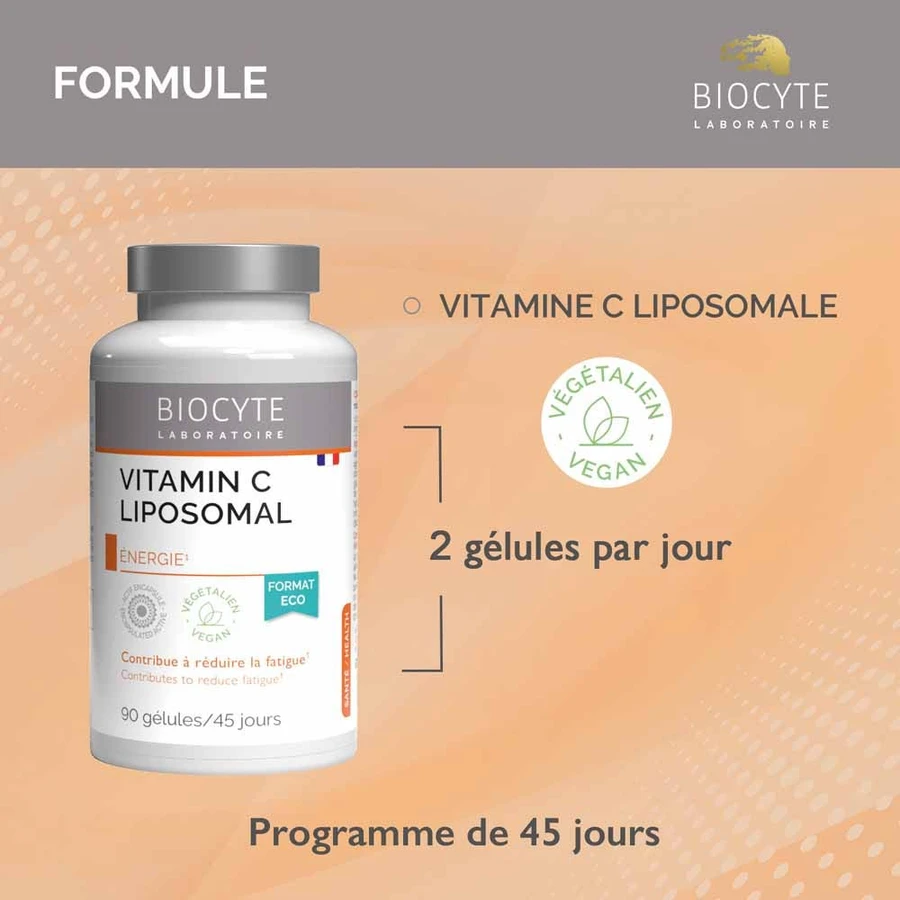 Biocyte Health Vitaminas C Gelatinas Liposomales 90 cápsulas