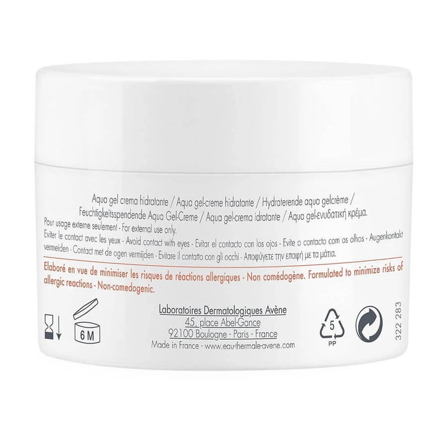 Avène Hydrance Aqua Gel-Cremă Piele sensibilă deshidratată 50ml