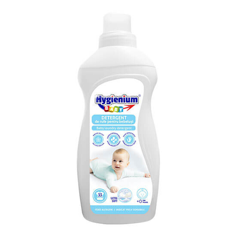 Detergente para ropa de bebé, 1000ml, Hygienium Baby