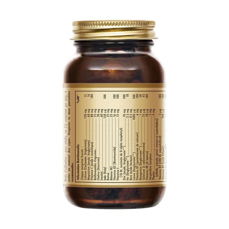 Solgar Multi I-Multivitamine Multivitamine Vitalité et Energie Flacon de 30 comprimés