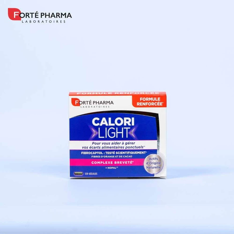 Forté Pharma CaloriLight Capteur de Graisses Fibres + Nopal 120 Capsule