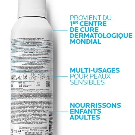 La Roche-Posay Agua Termal Calmante Pieles Sensibles y Rojeces Peaux Sensibles 150ml