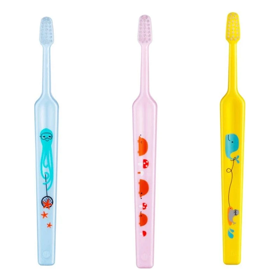 TePe Mini Extra Soft Toothbrushes 0 to 3 years old x3