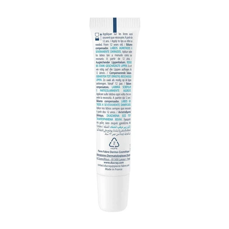 Ducray Keracnyl Bálsamo compensador para labios agrietados y muy estropeados 15ml