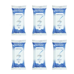 Saugella Dermoliquid Intimate Wipes 6x15
