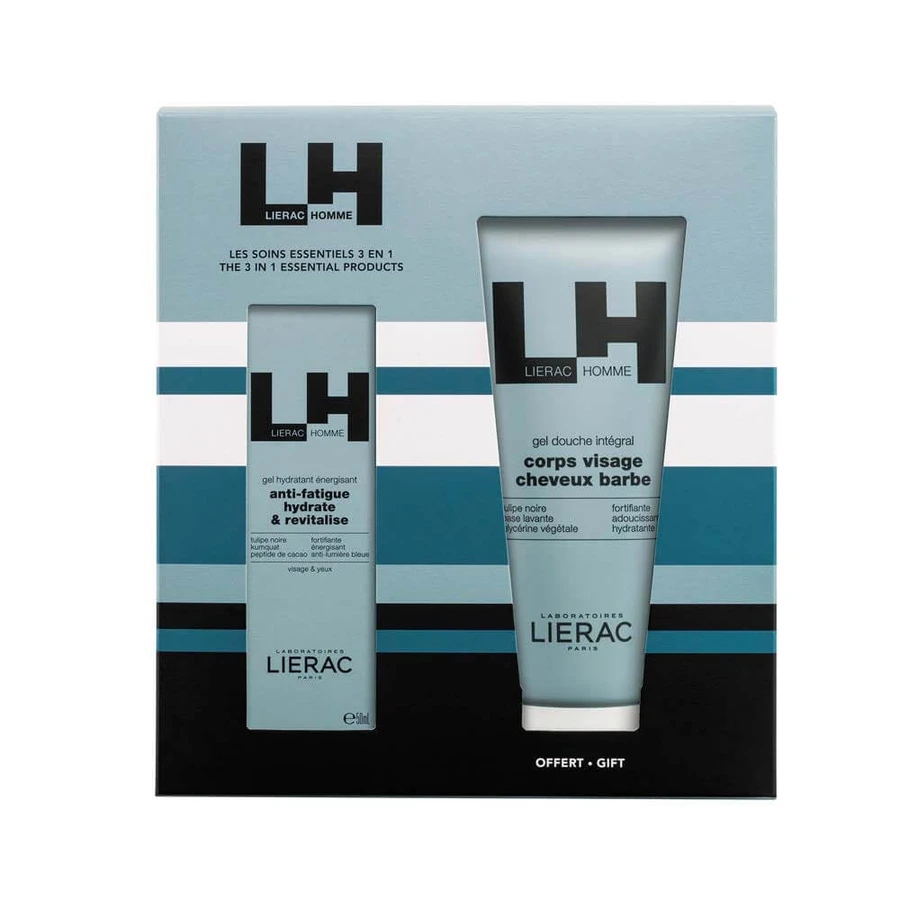 Lierac Men's Coffret Fête des Pères Energisant Hydrating Gel + Shower Gel Offert 250ml