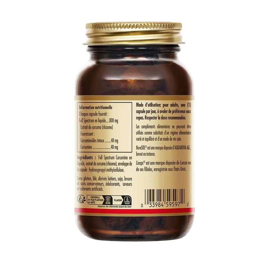 Solgar Full Spectrum Curcumine 30 Capsule Antioxidanți 30 capsule
