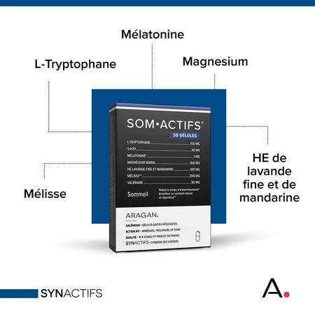 Aragan Synactifs SomActifs Sonno 30 capsule