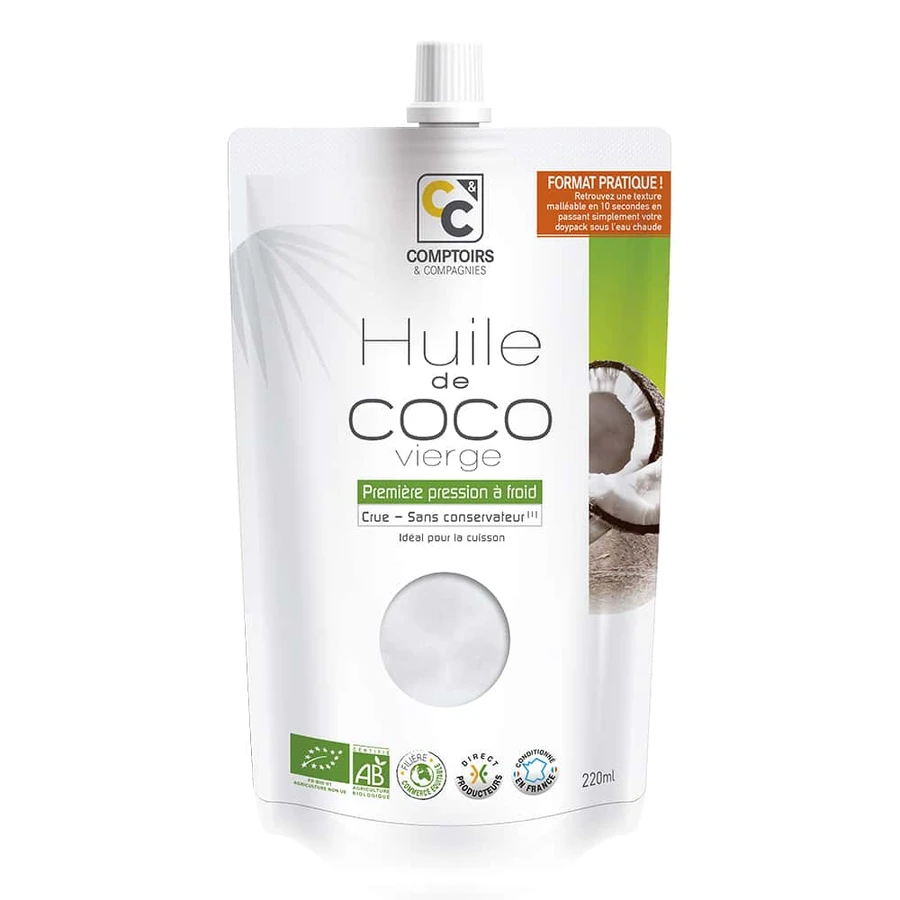 Comptoirs Et Compagnies Organic Virgin Coconut Oil 220 ml