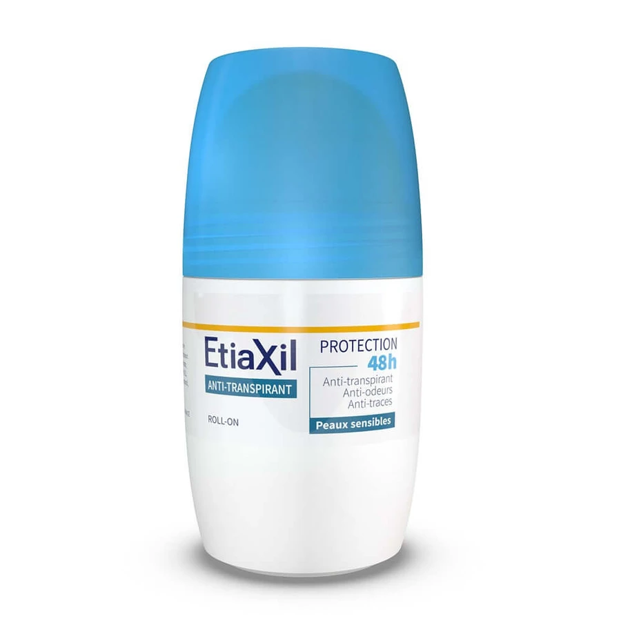 Etiaxil Antiperspirant Deodorant Roll-On 48h Protect Moderate Breathability Sensitive Skin 2x50ml
