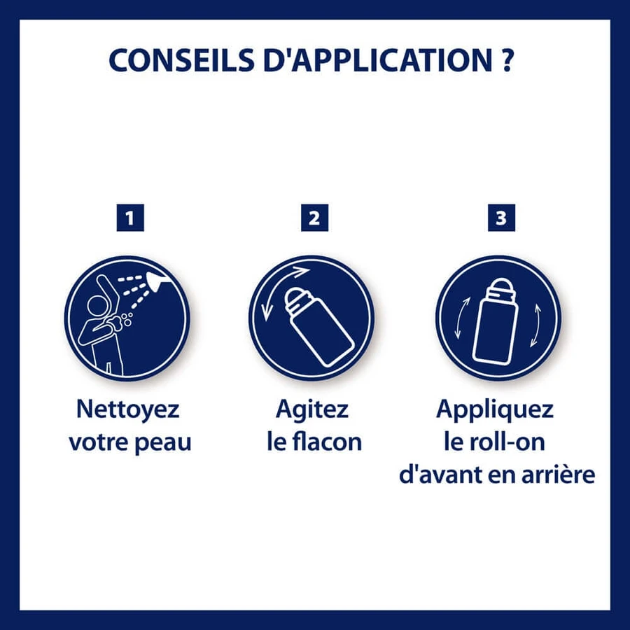 Etiaxil Antiperspirant Deodorant Roll-On 48h Protect Moderate Breathability Sensitive Skin 2x50ml