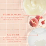 Energie Fruit 2 w 1 Organiczna biała brzoskwinia i woda ryżowa Maska do włosów cienkich 300 ml: ceny i cechy