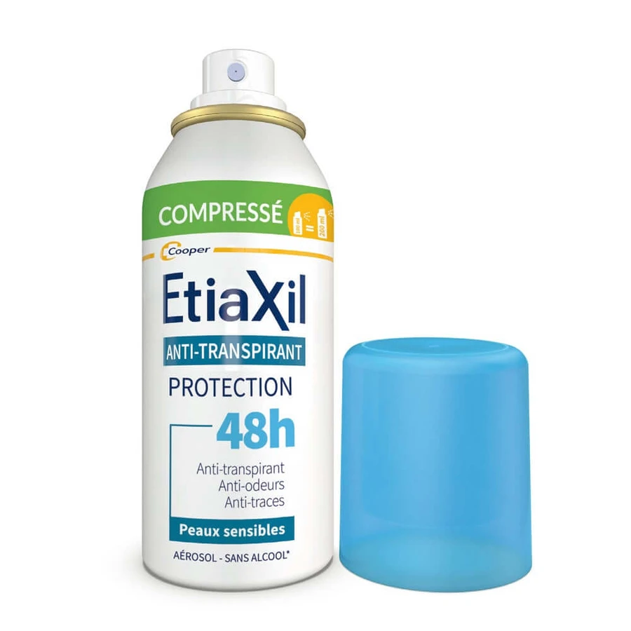 Etiaxil Anti-Transpirant Compressed Deodorant 48h Protect Sensitive Skin 2x100ml