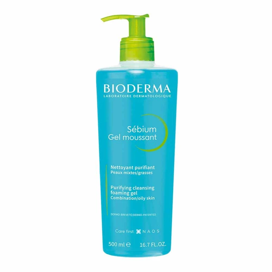 Bioderma Sebium Gel Limpiador Purificante para pieles mixtas o grasas 500 ml