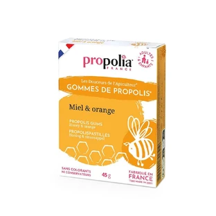 Gumă Propolia cu miere de portocale și propolis 45g
