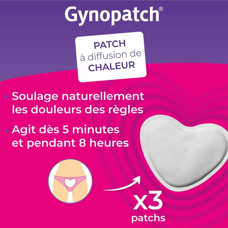 Gynopatch Reglas dolorosas 3 parches