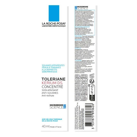 La Roche-Posay Toleriane Kerium DS Concentrado para el cuidado de la piel, calmante 40 ml