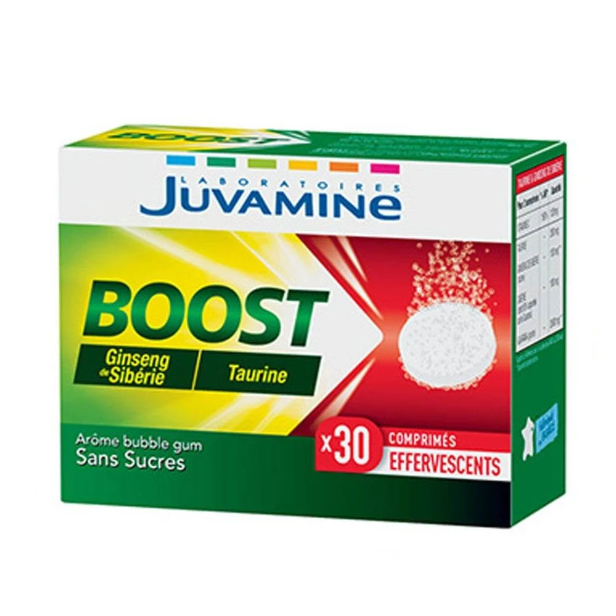 Juvamine Boost Ginseng Taurine 30 bruistabletten