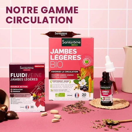Santarome Fluidiveine Jambes Légères Triple Action 30 Comprimés