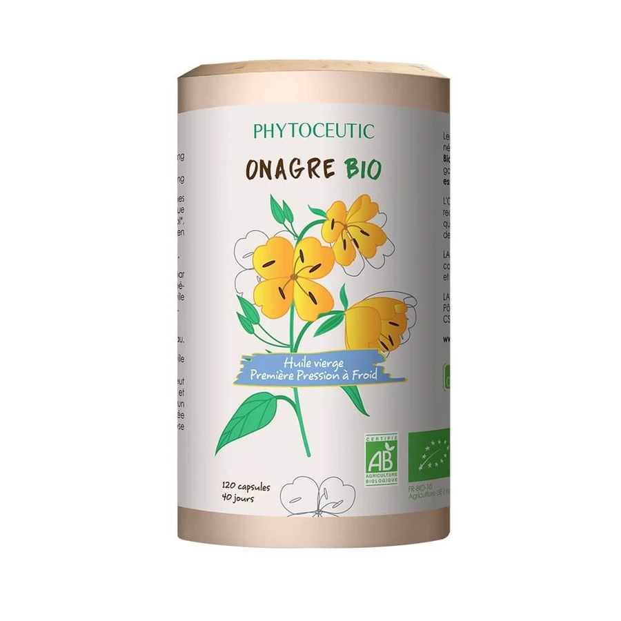 Phytoceutic Olio di Enotera Biologico/ab 120 Capsule