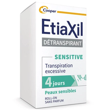 Detraspirant roll-on Etiaxil pentru subraț piele sensibilă, 15 ml, Cooper