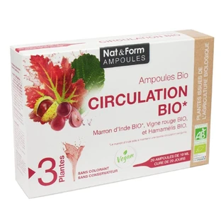 Nat&Form ORGANIC CIRCULATION 20 fiolek