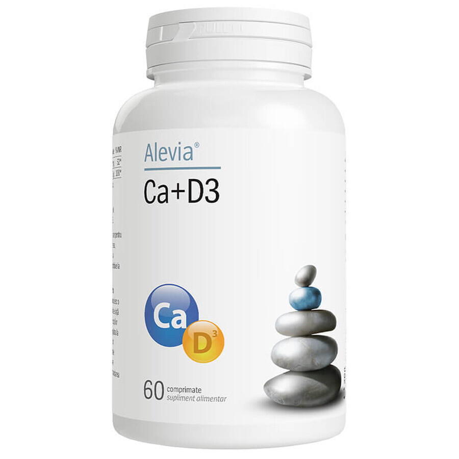 Ca+D3, 60 tabletten, Alevia